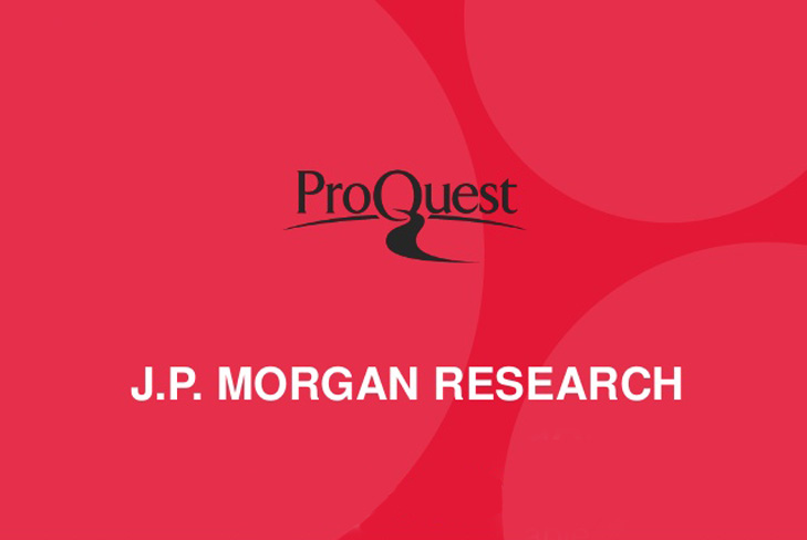 Database trial: J.P.Morgan Equities Research Reports