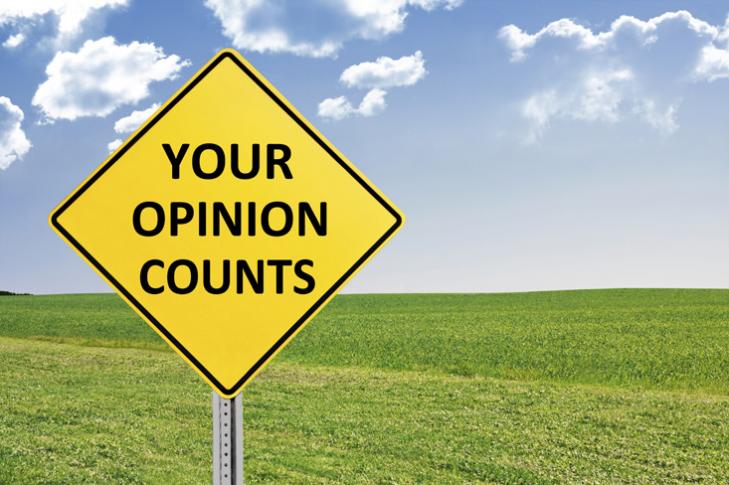 Your Opinion Counts!