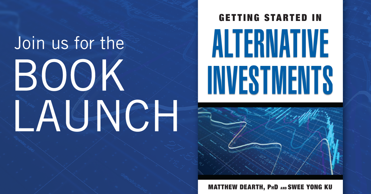 Join us for the book launch of Alternate Investments