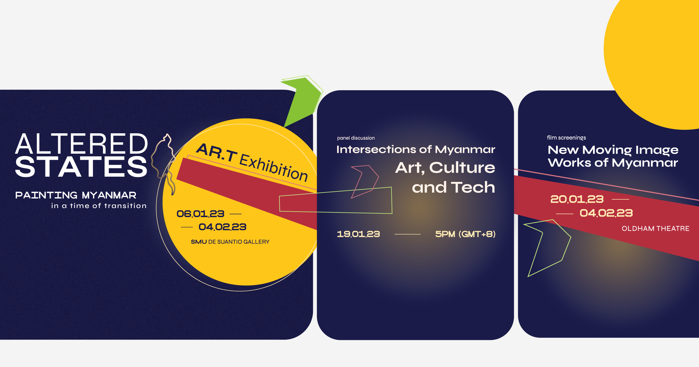 Kick-start 2023 with an AR.T exhibition, a panel discussion and three film screenings.