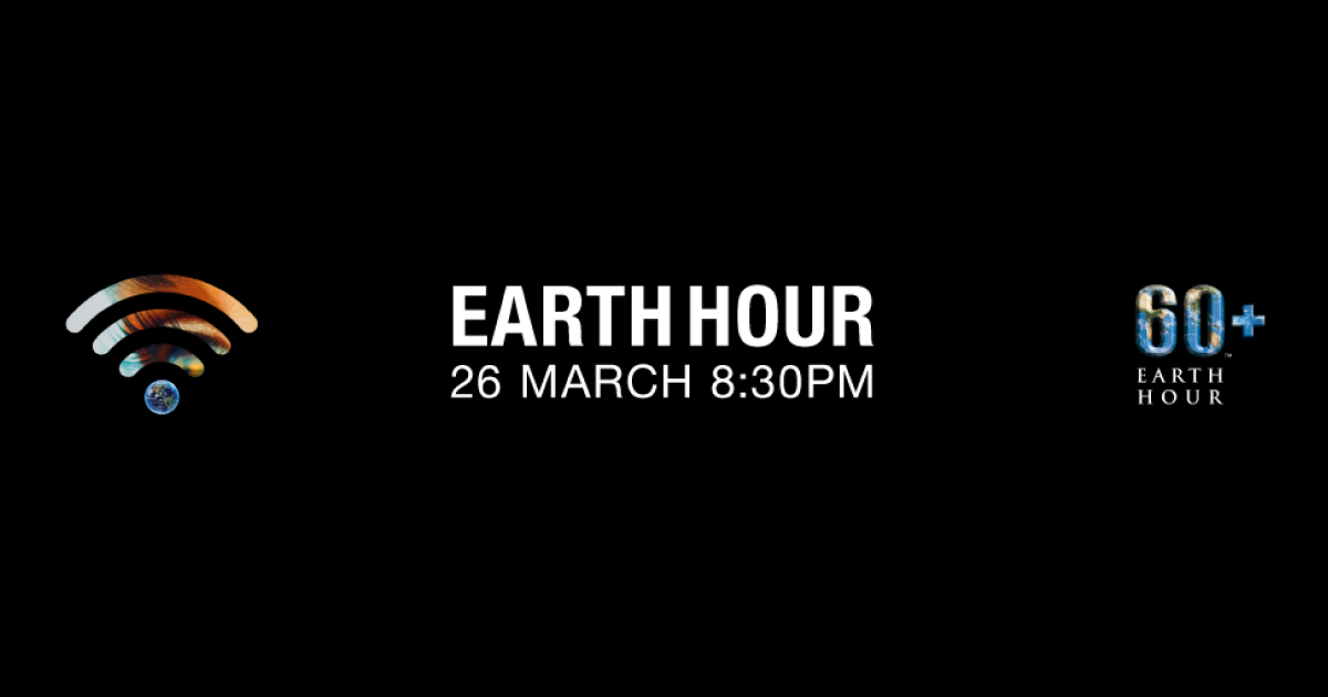 Earth Hour 26 March 2022 8:30PM