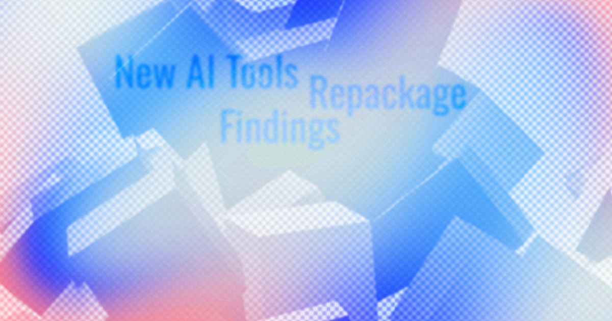 Audio, Video, Posters and Slides- Oh My! How to use New AI Tools to Help Repackage Your Findings
