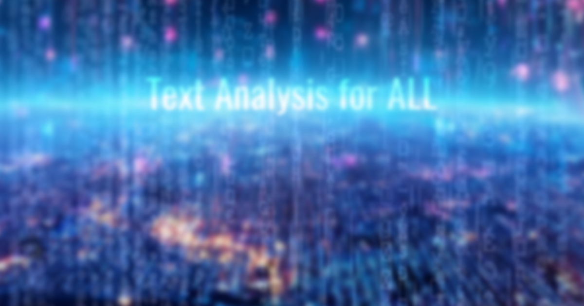 TALL – Text Analysis for ALL – New R Shiny