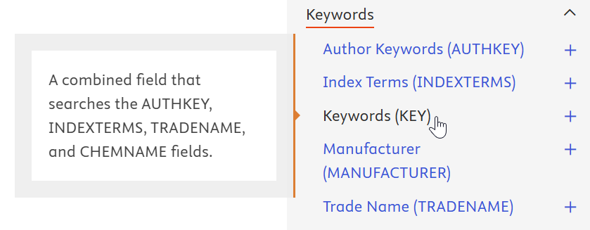 Scopus KEY Field