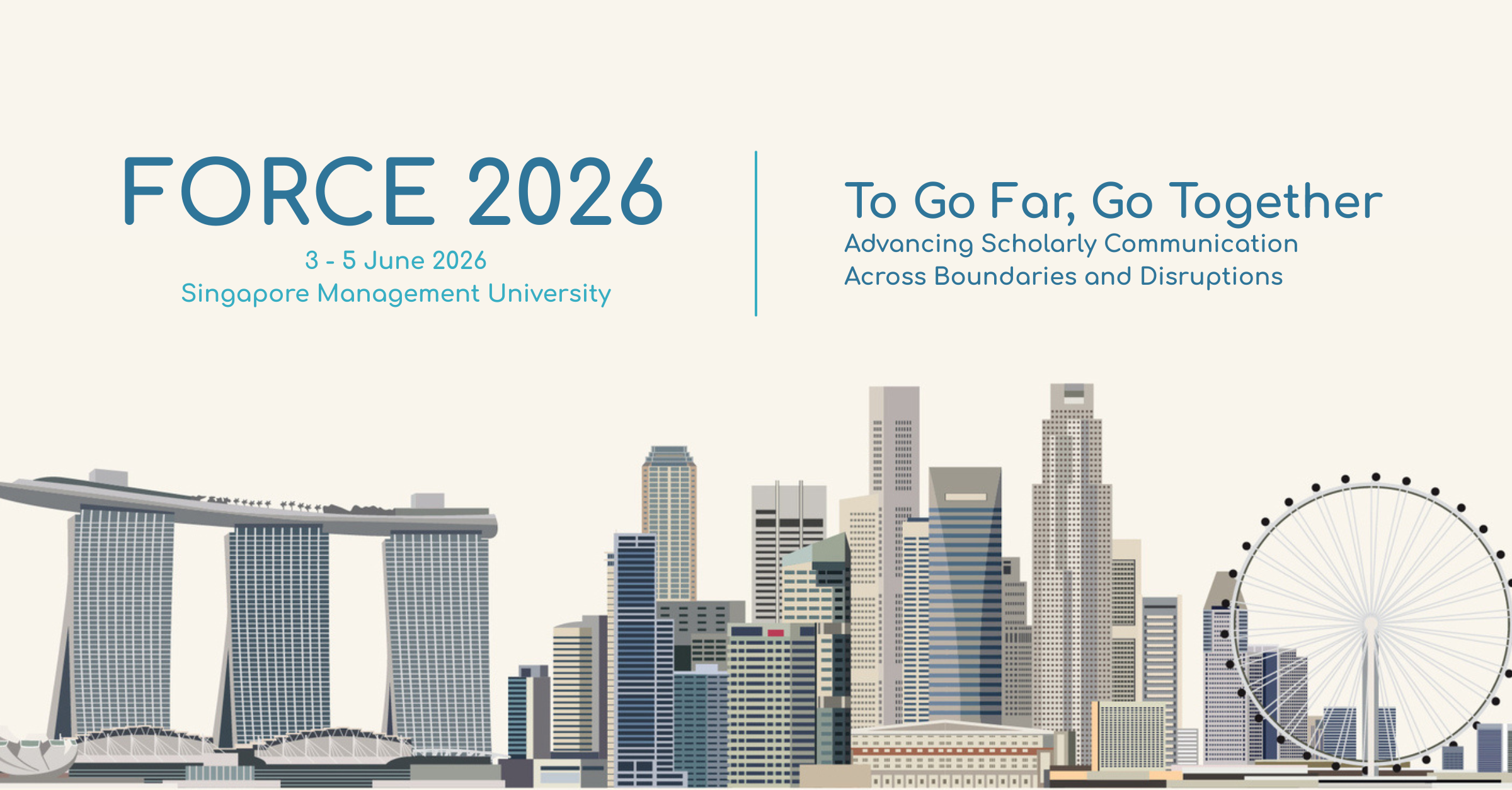 FORCE2026 conference banner