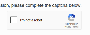 CAPTCHA question display in survey
